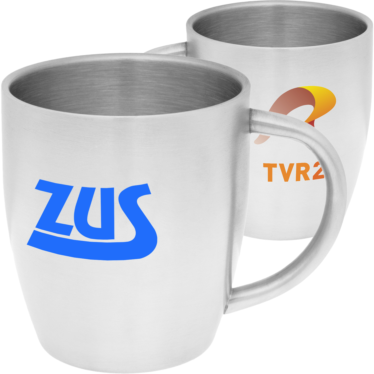 10 oz. Double Wall Stainless Steel Coffee Mugs 2
