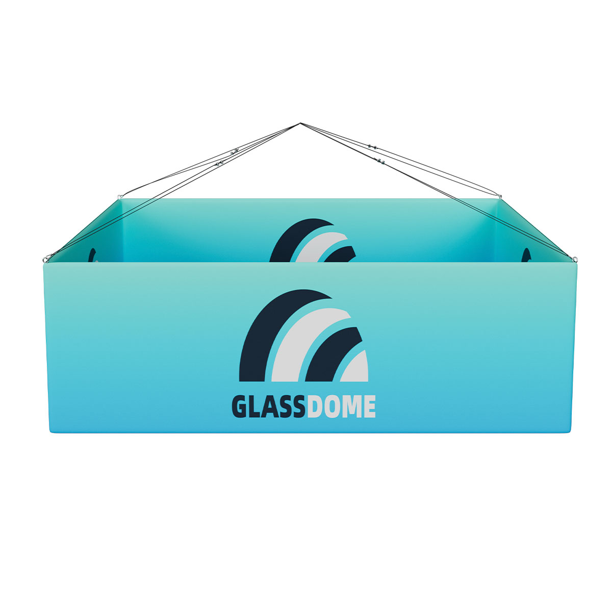 120"X120"X40"H Square Hanging Banner Kit 1