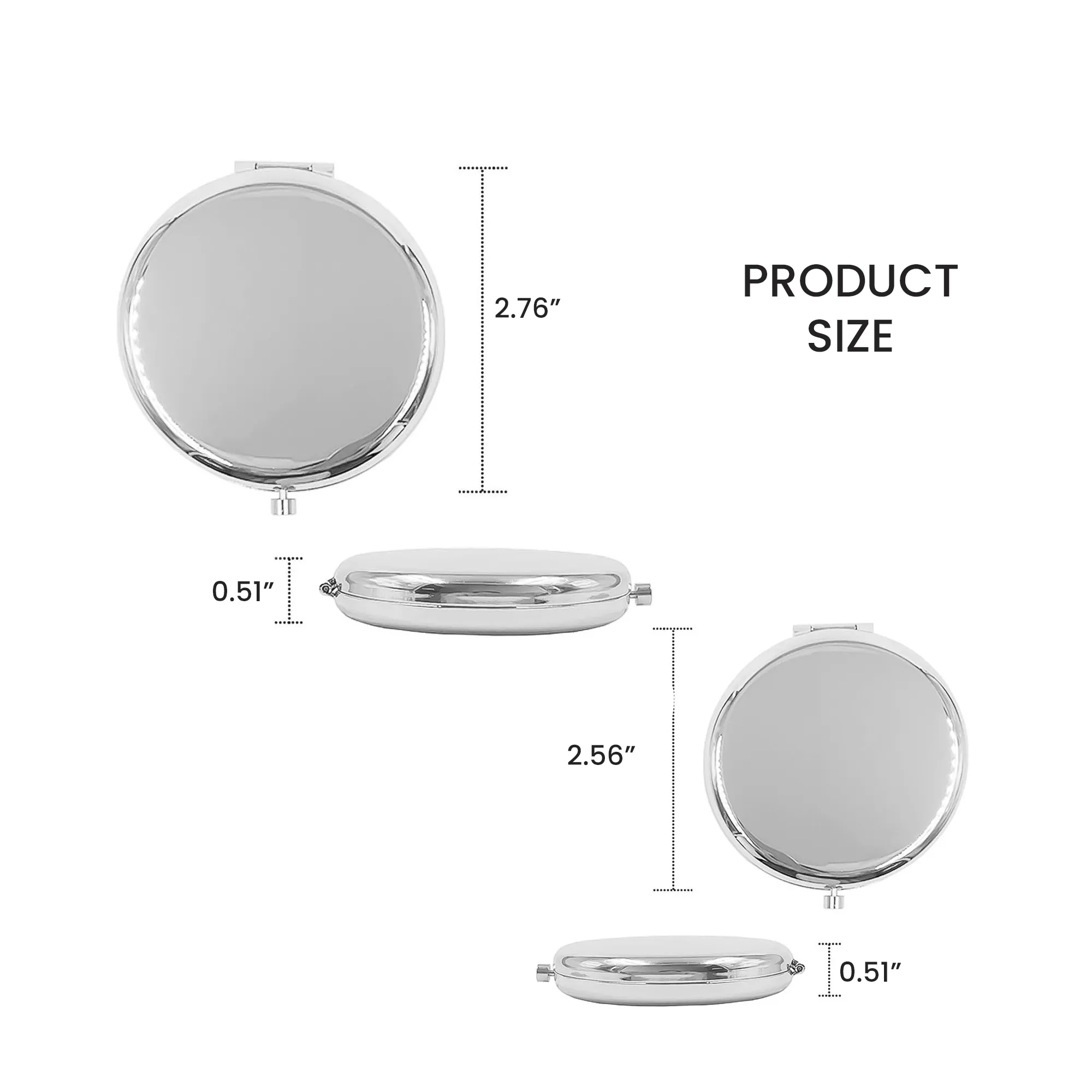 Round Double-Sided Pocket Mirror 5
