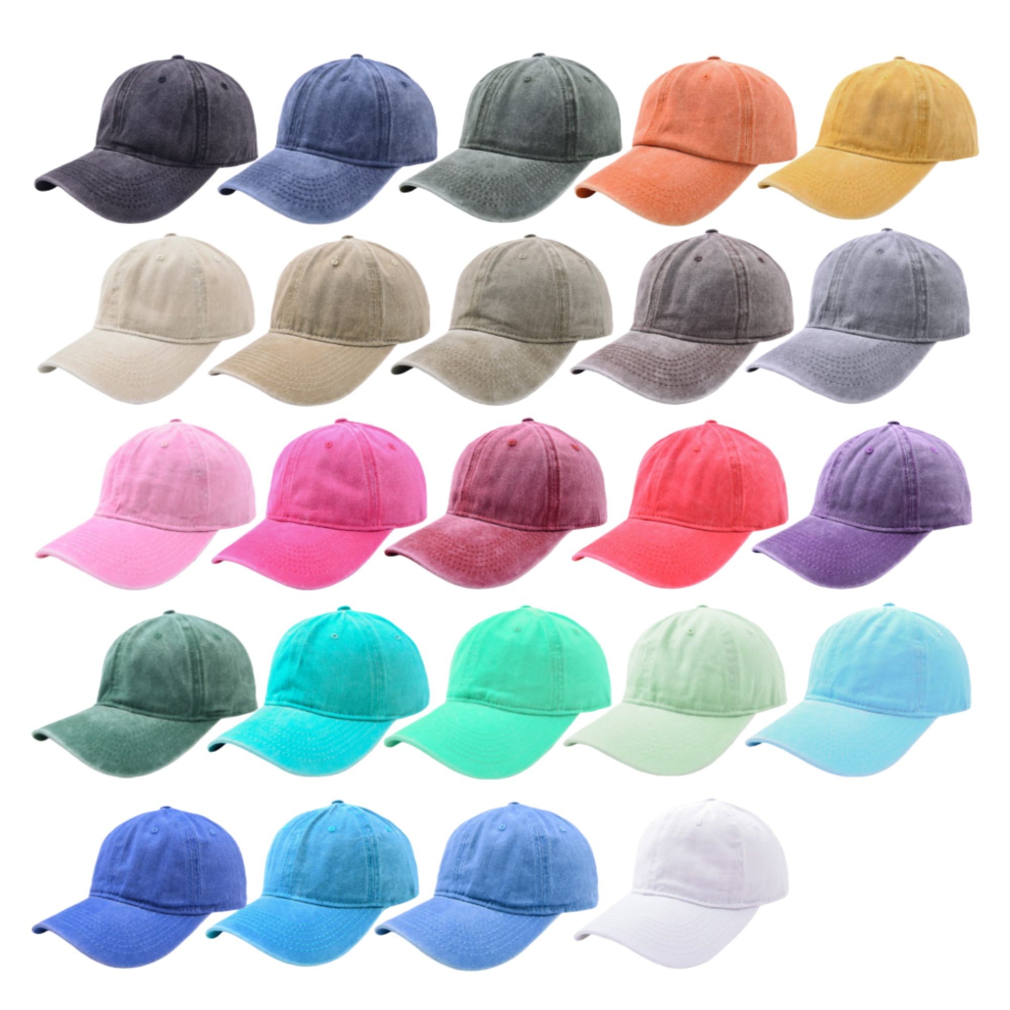 Vintage Washed Cotton Baseball Cap 3