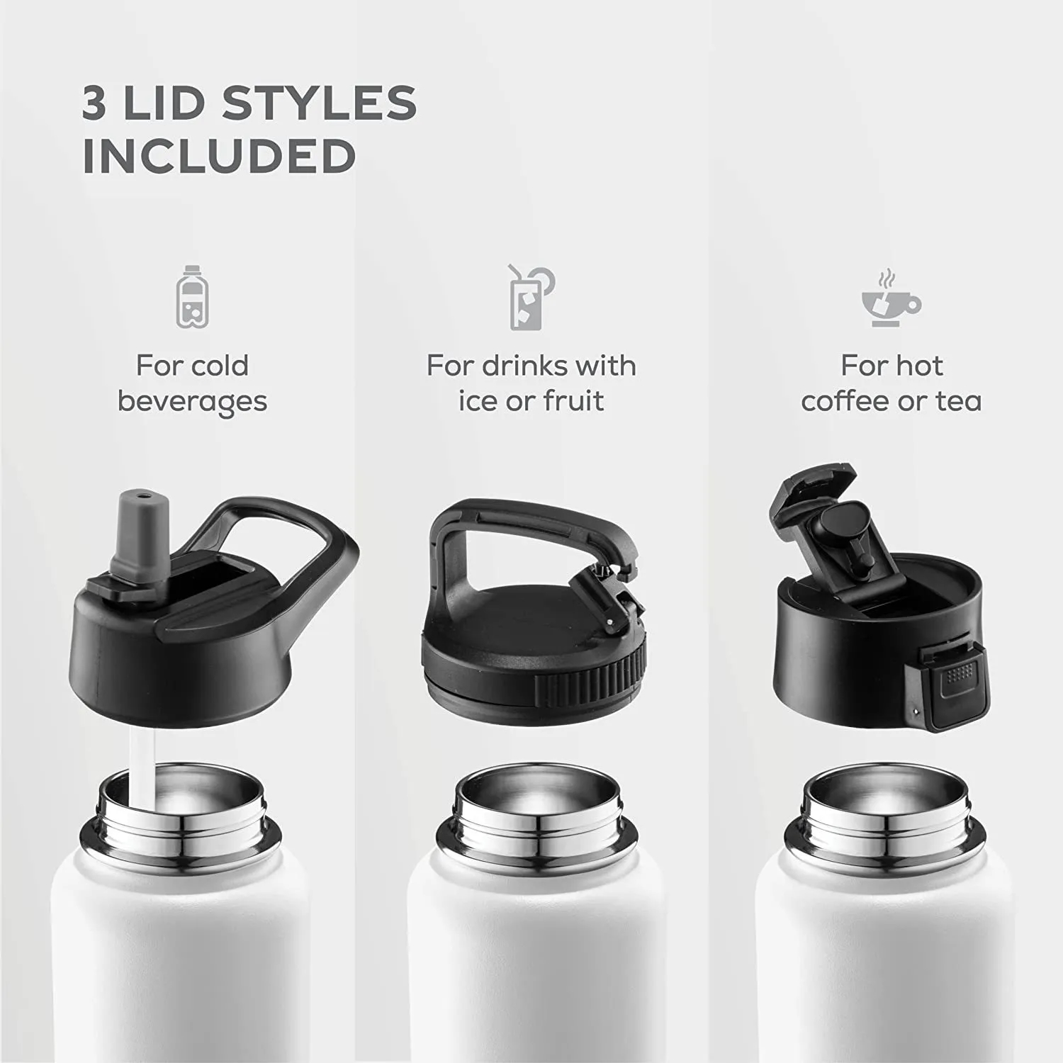 Custom Nice Reusable Stainless Steel Insulated Water Bottles, custom water bottle with logo imprint 3