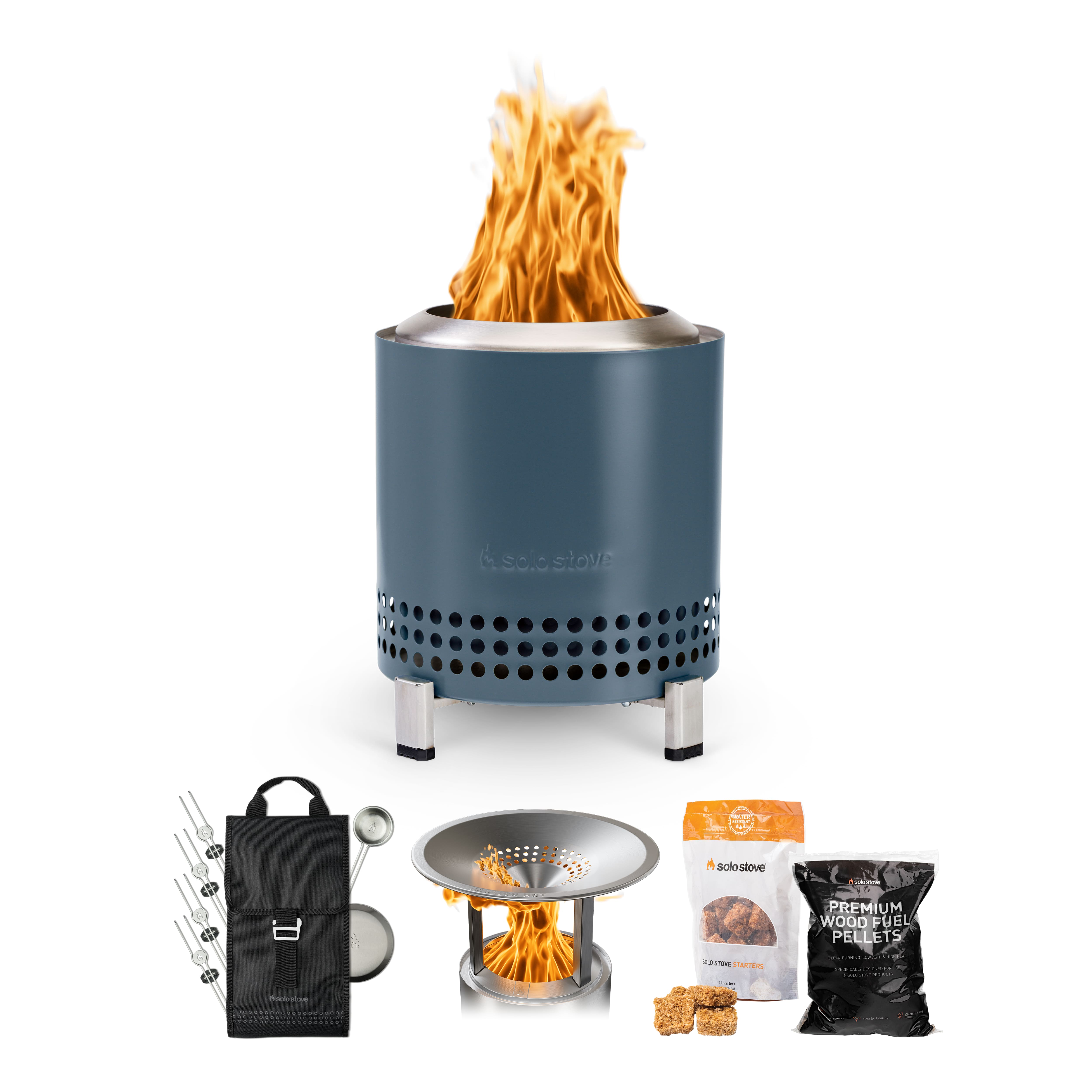 Solo Stove - Mesa XL 7" Tabletop Fire Pit - Roasty Bundle (Water) 2