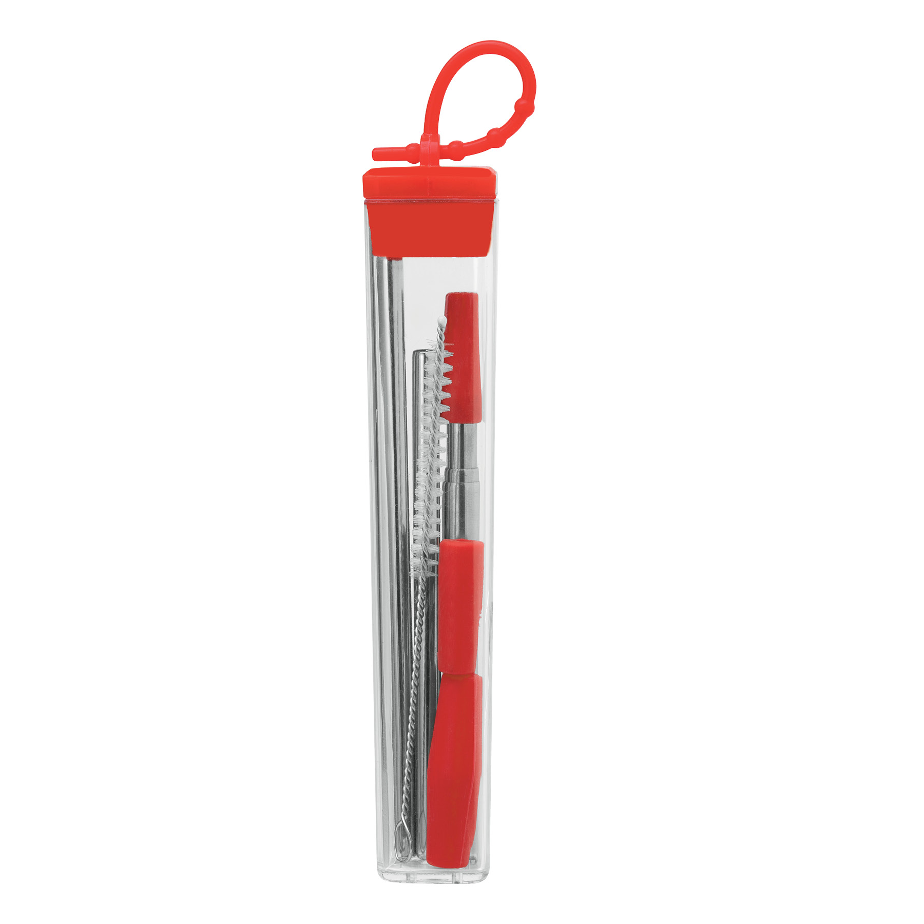 Cosmopolitan 7-Piece, 2-Straw Stainless Steel Set 4