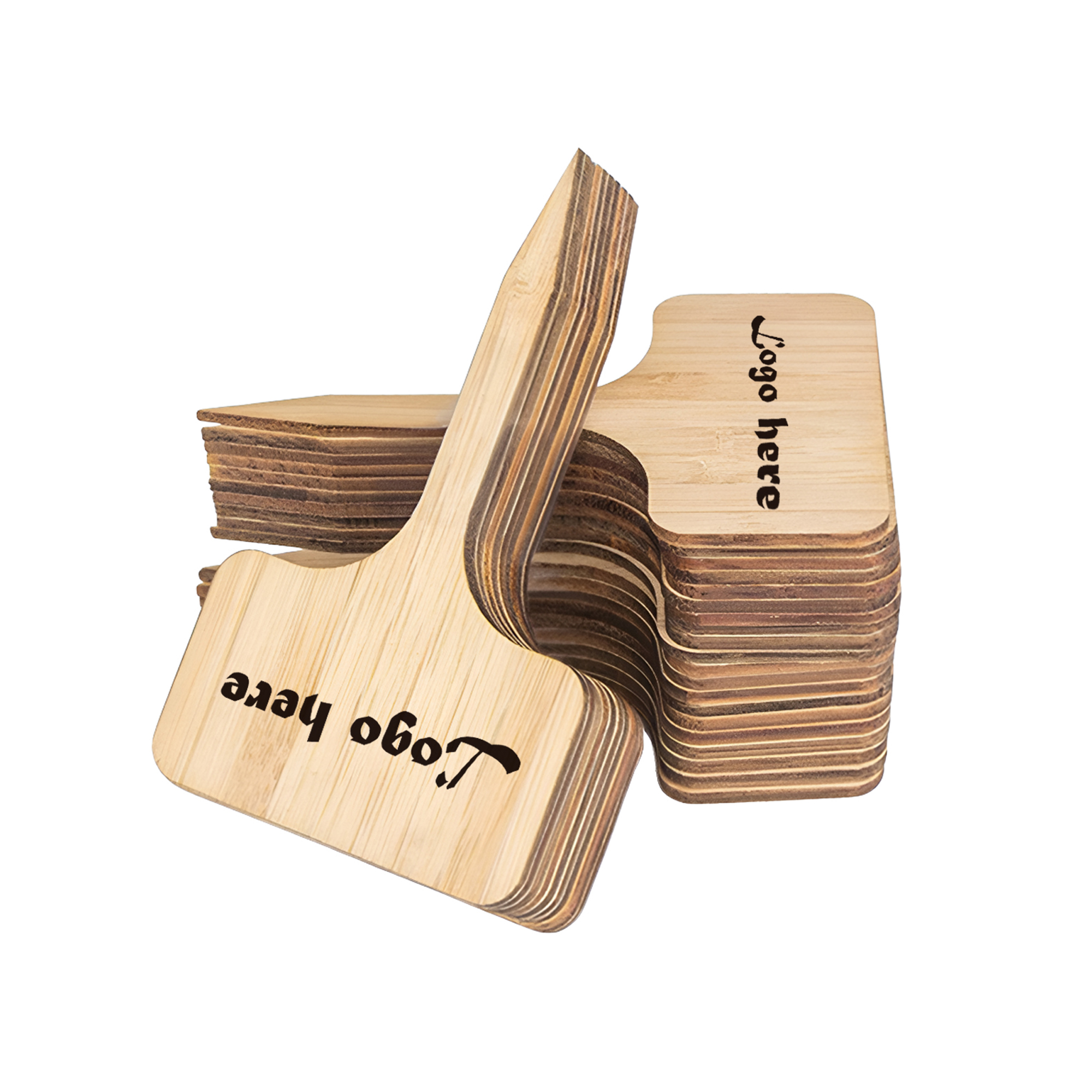 MOQ50 Eco-Friendly Wooden Plant Label Tags 2