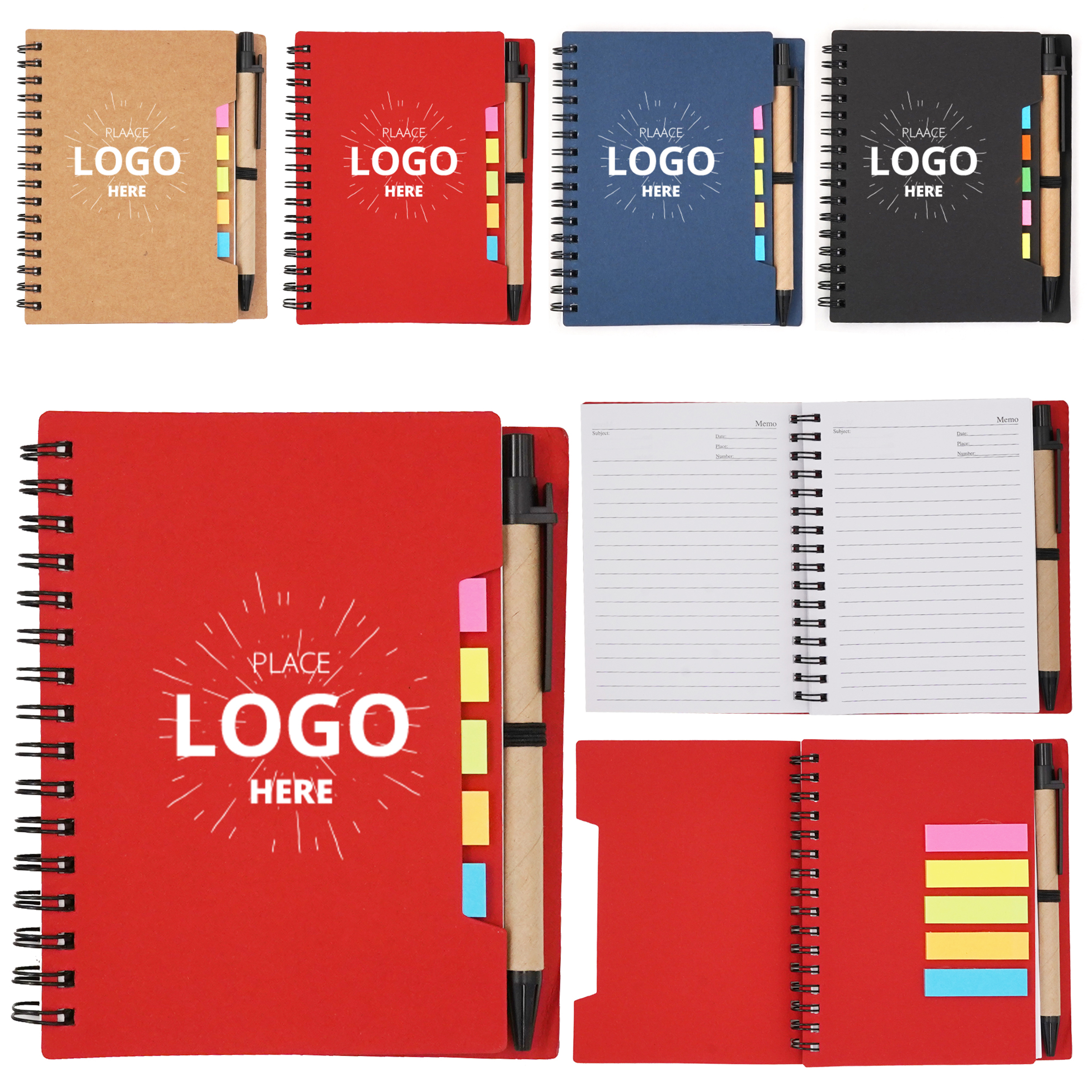 Kraft Linerboard Coil With Note Taking Notebook 6