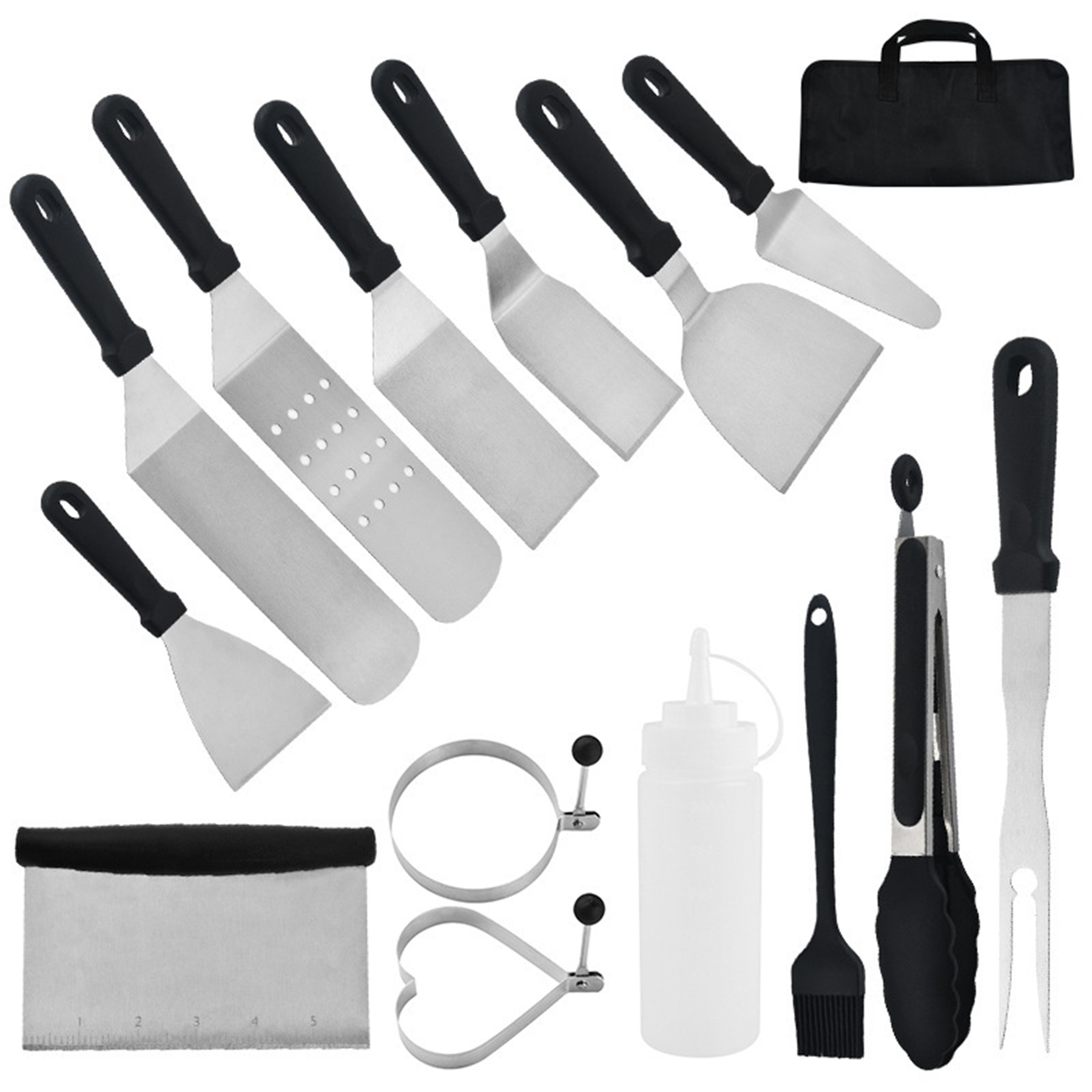 Bbq 17Pcs Steel Grilling Kits 1