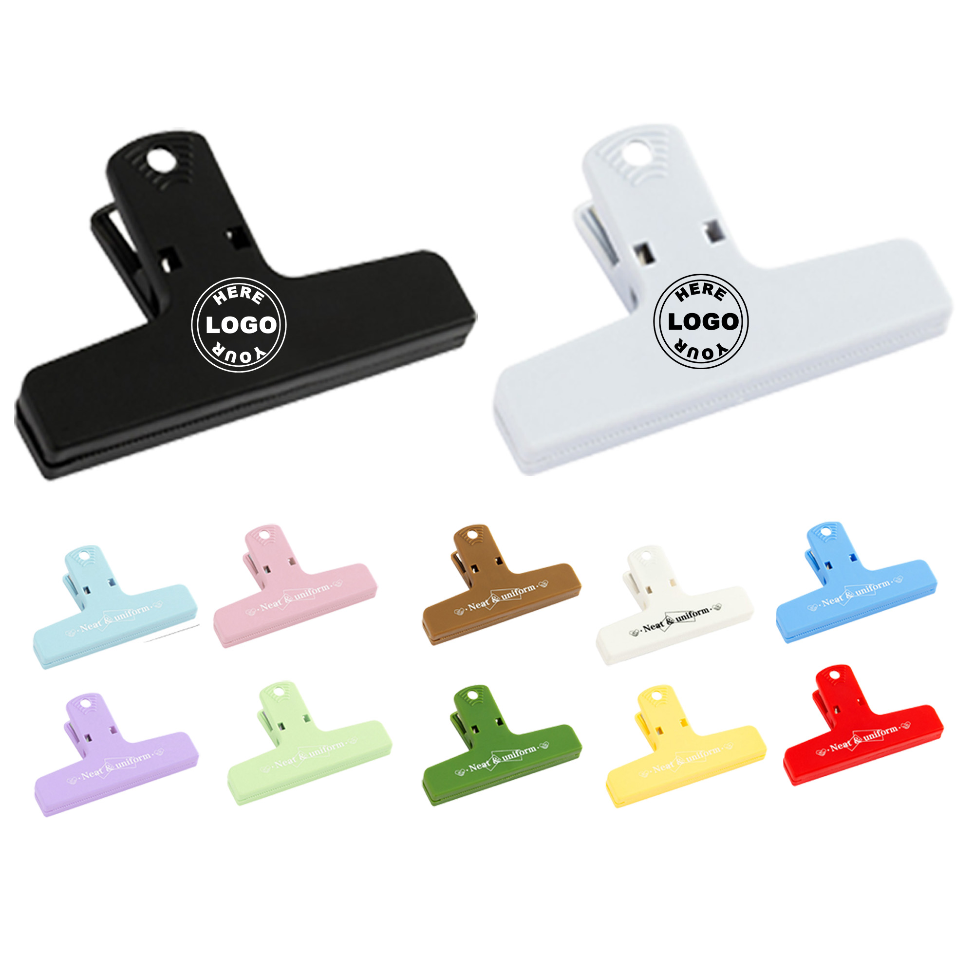 Multicolor Plastic Document Clip 1