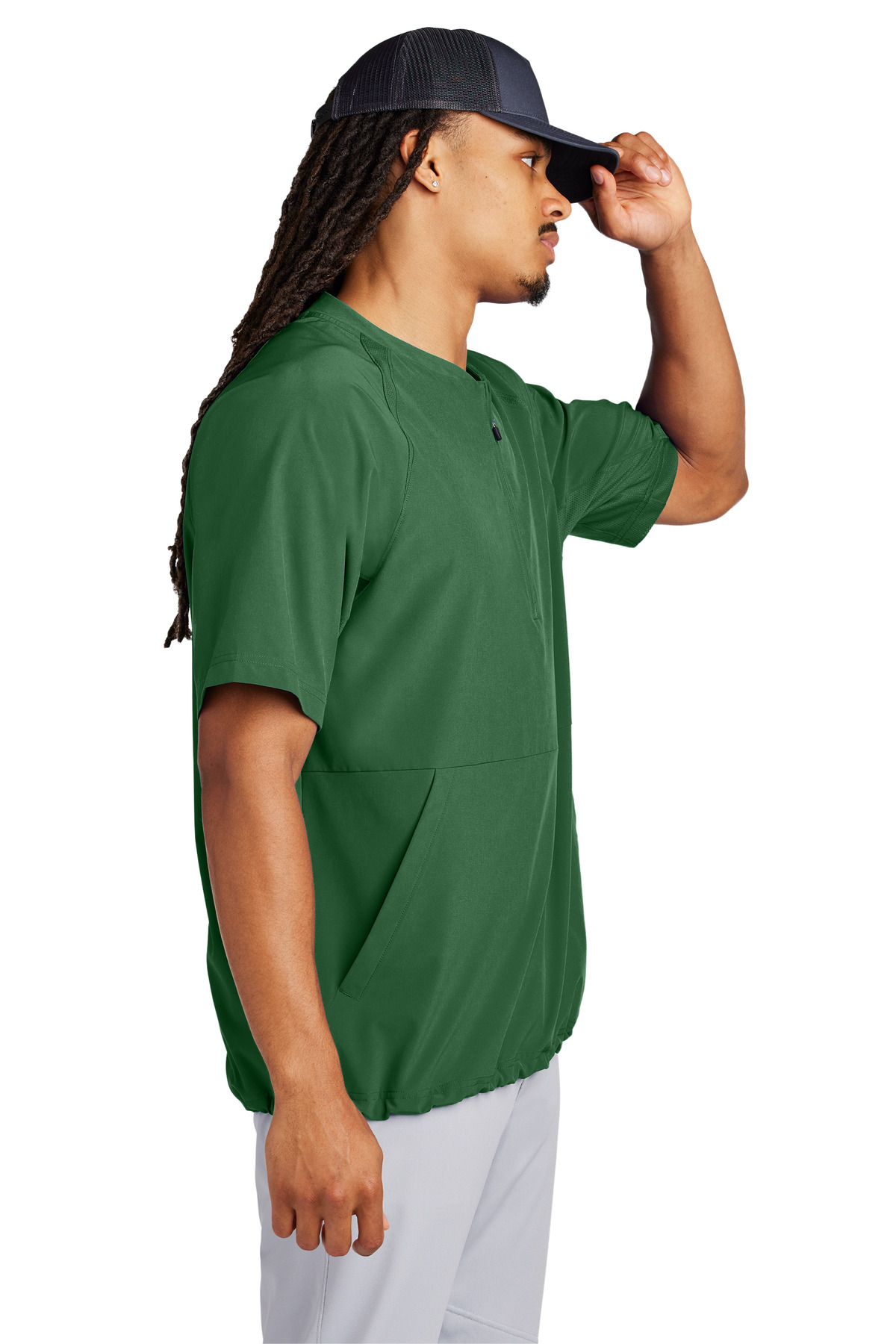 Sport-Tek Repeat 1/2-Zip Short Sleeve Jacket JST489 59
