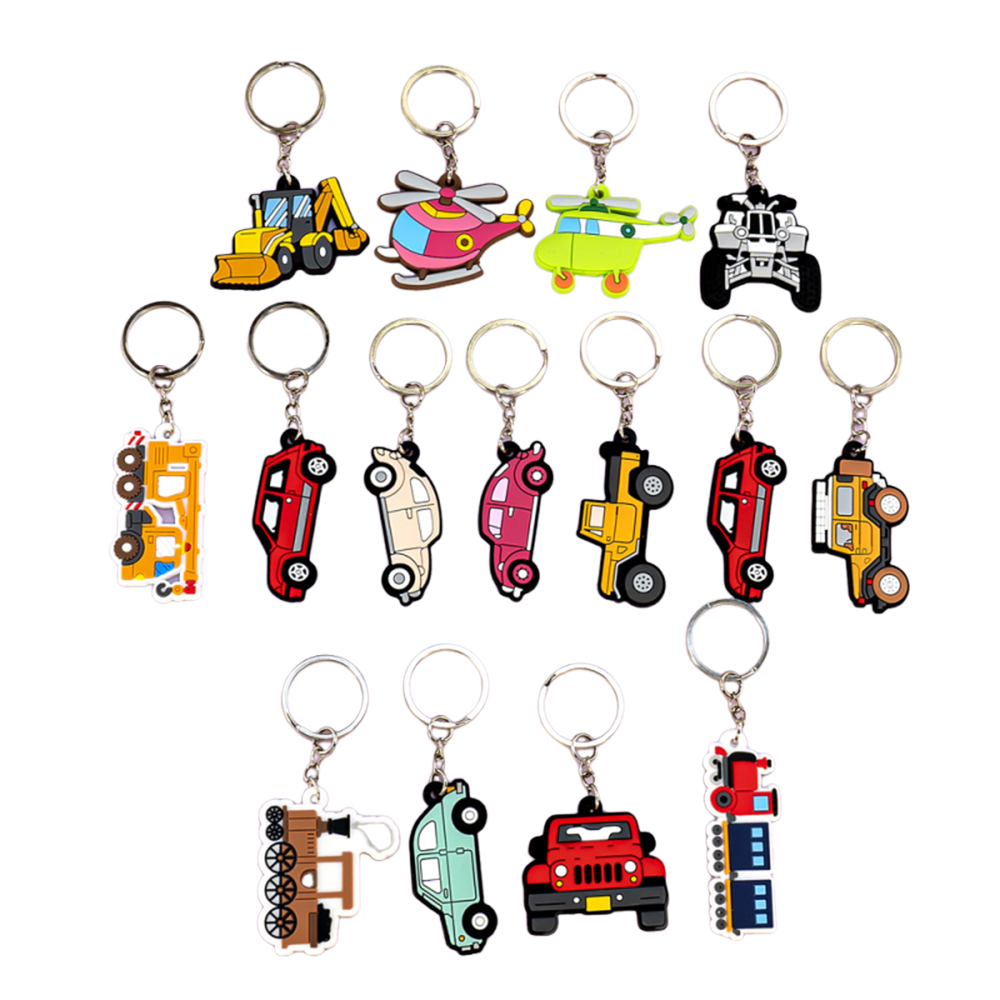 3.3" Soft PVC Customizable Shape Double-sided Keychain 4