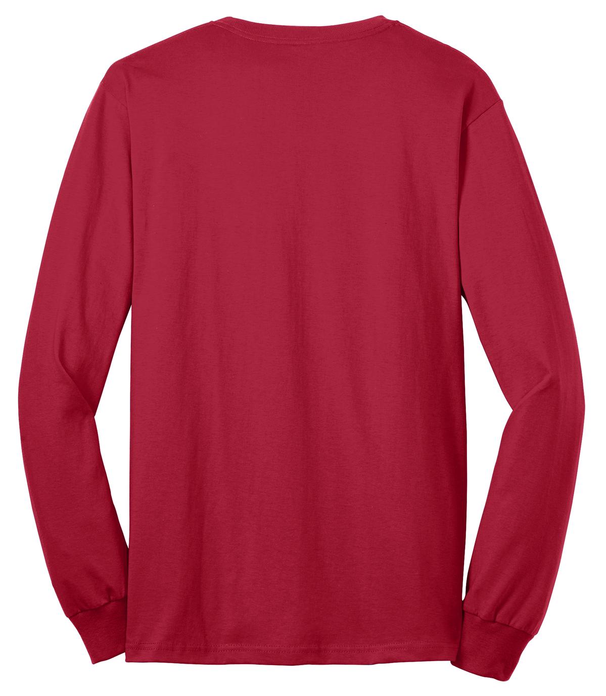 Port & Co Long Sleeve Core Blend Tee. PC55LS 123