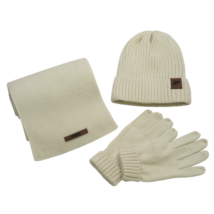Deluxe Cable Knit Winter Set 4