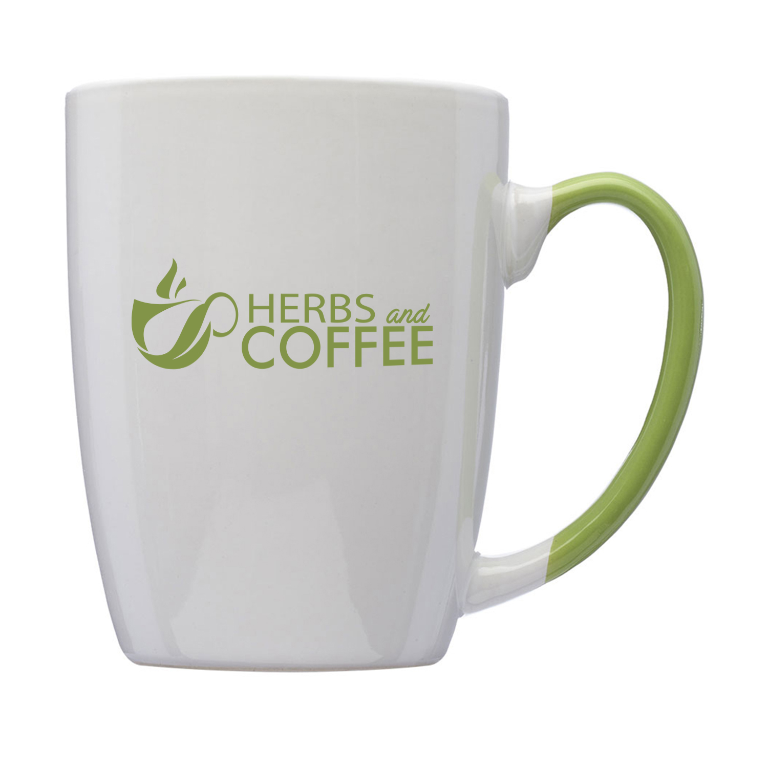 12 oz. Two Tone Ceramic Mug (1 Color Imprint) 2