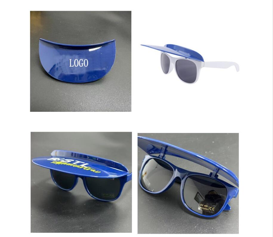 Snap-on Visor Outdoor Sunglasses with Sun Hat 4