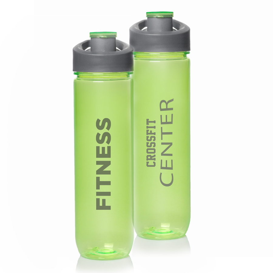 Plastic Sports Water Bottle - Flip Lid, 28 oz. 3
