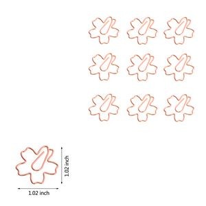 Flower Shaped Paper Clips In Tin Box 9