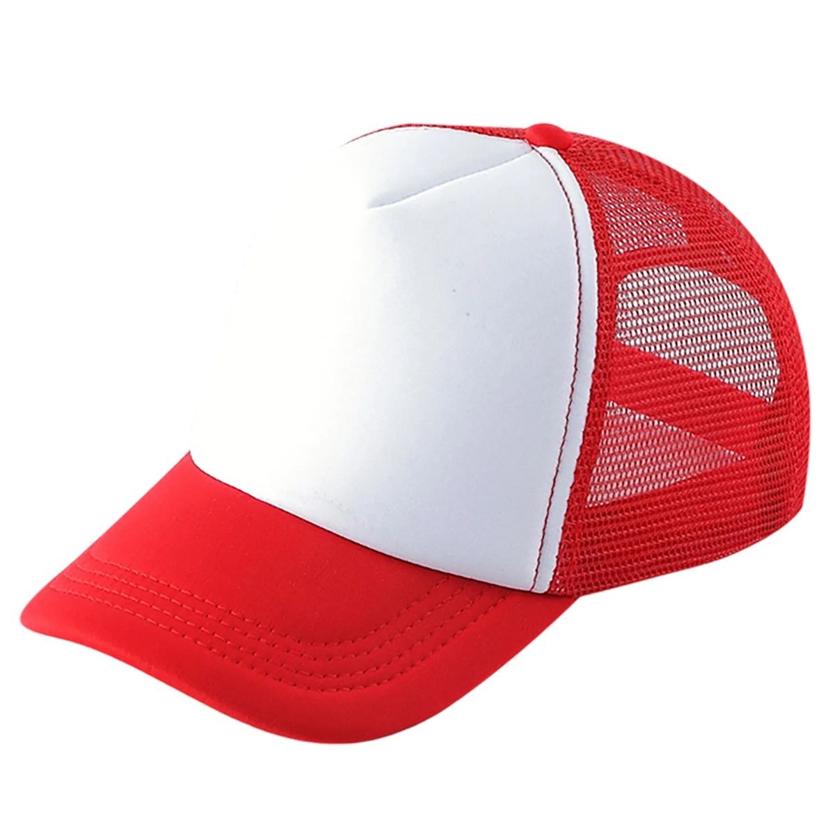 Classic Trucker Cap with Cotton Front Panel 21