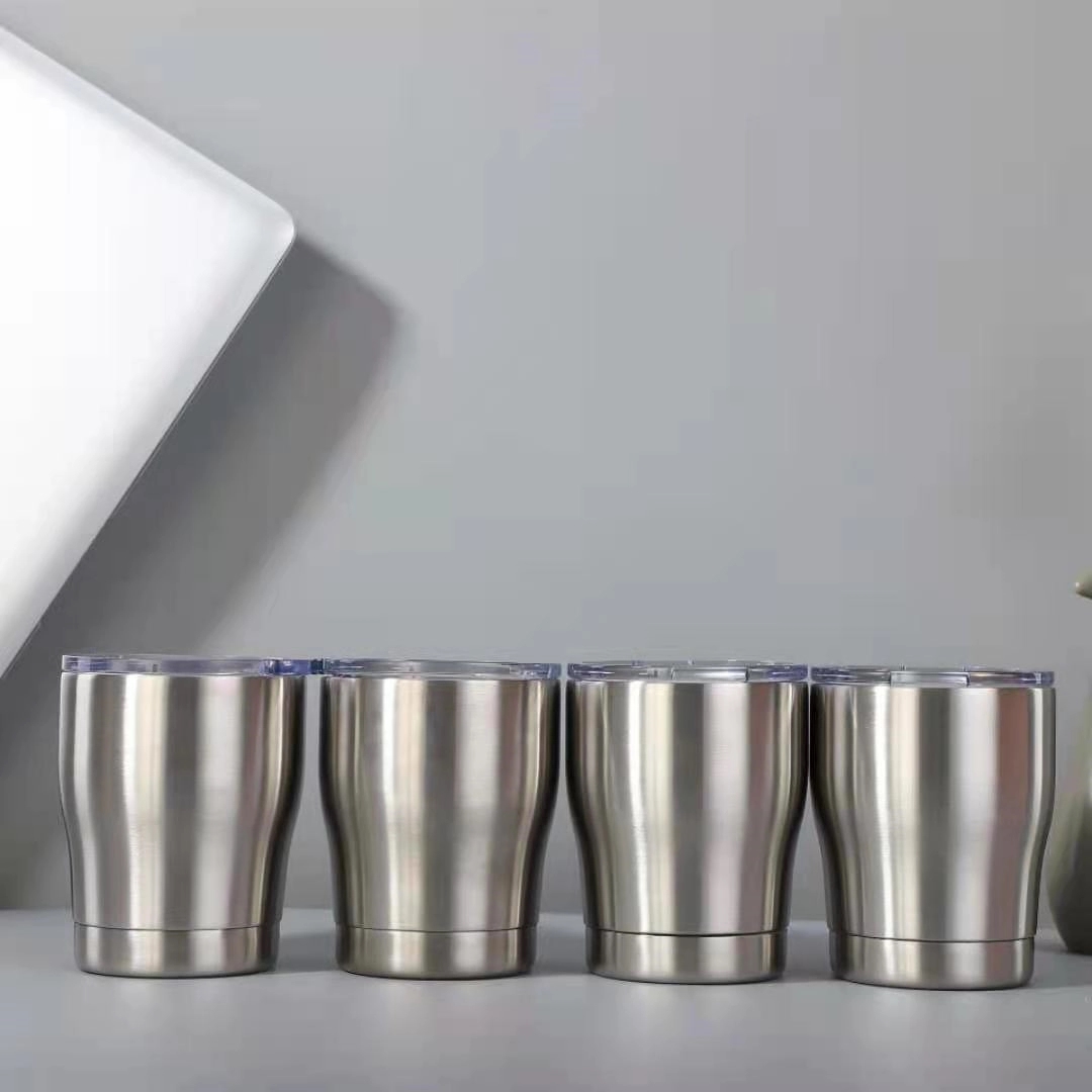 Vacuum Wine Tumblers Coffee Cup With Lid 1