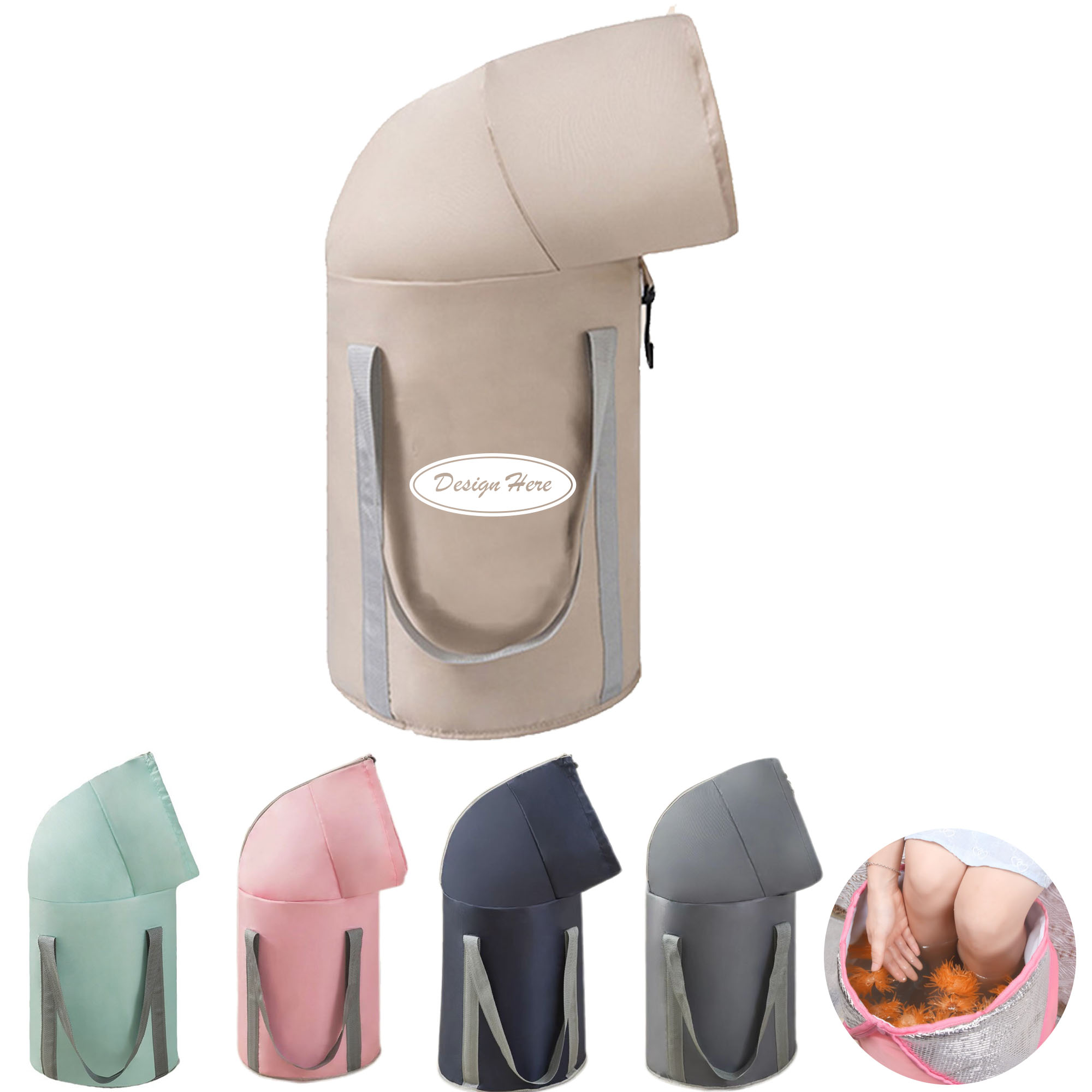 Thickened Over-Knee Foot Bath Tub, Foldable & Space-Saving Design 3