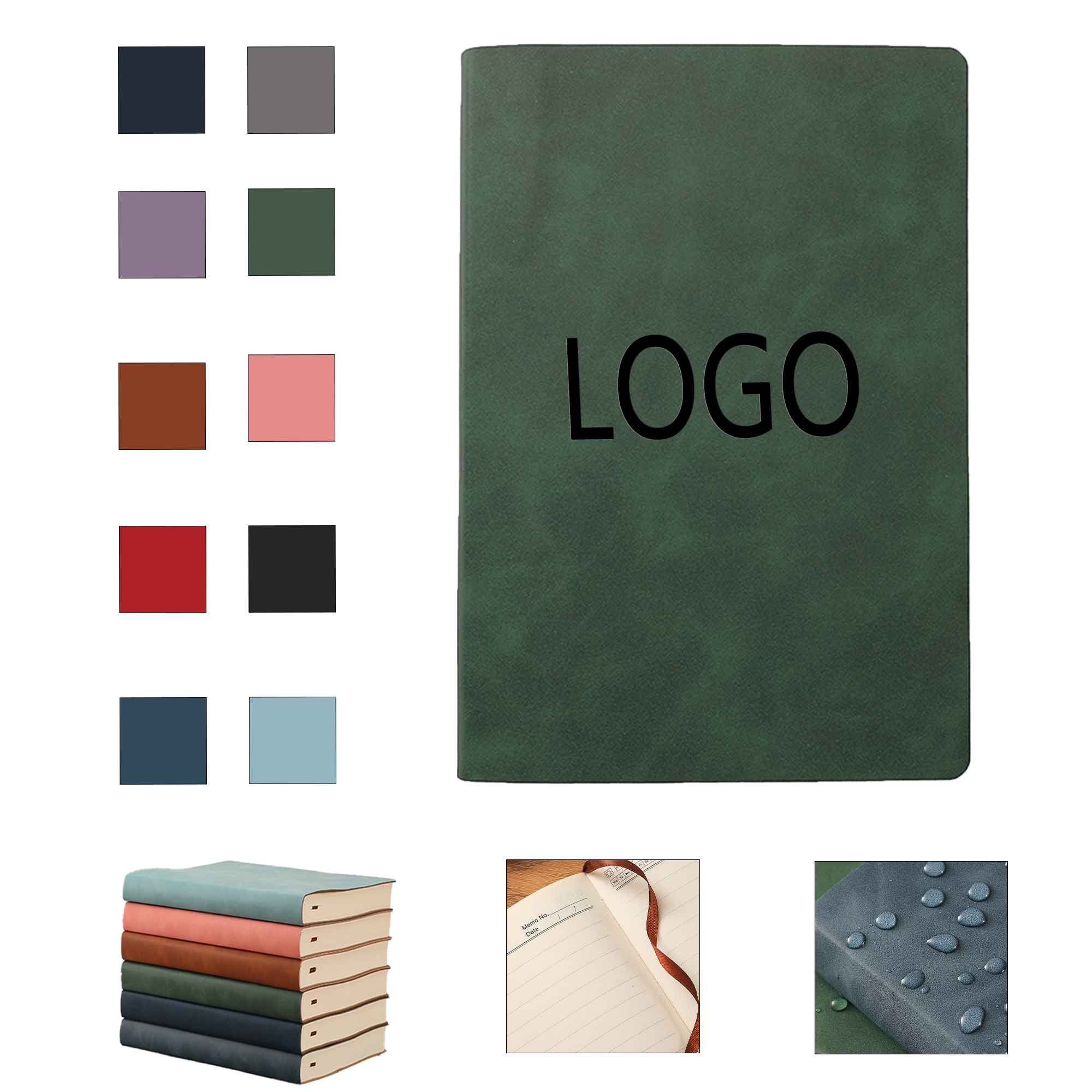 A5 Thick Leather Notebook 6