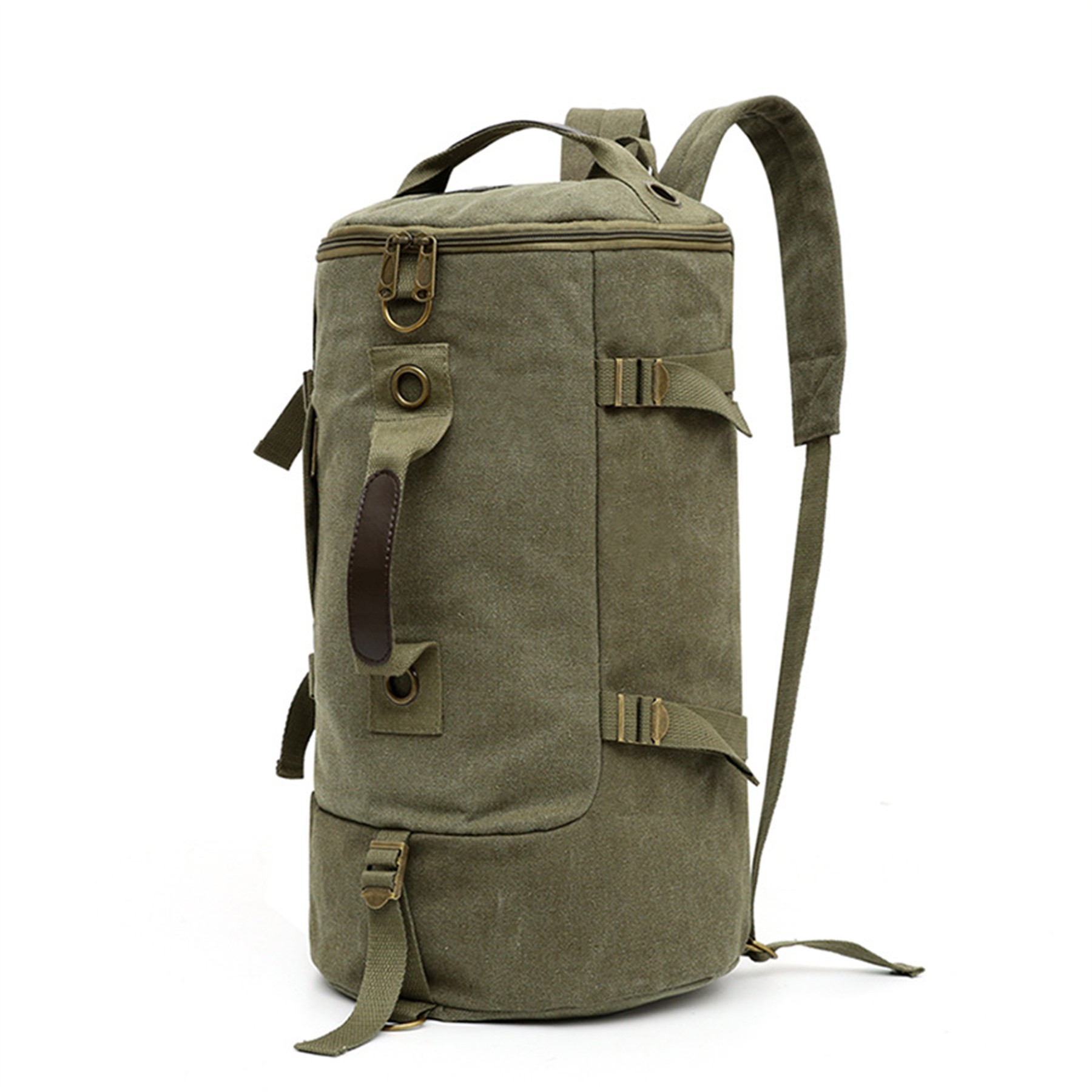 Vintage Canvas Convertible Travel Backpack 4