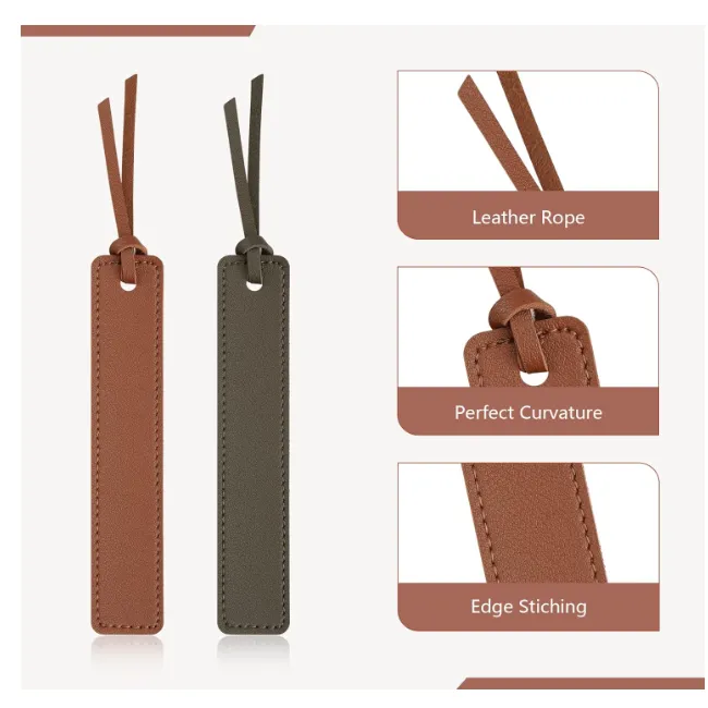 Mini Leather Bookmark 3