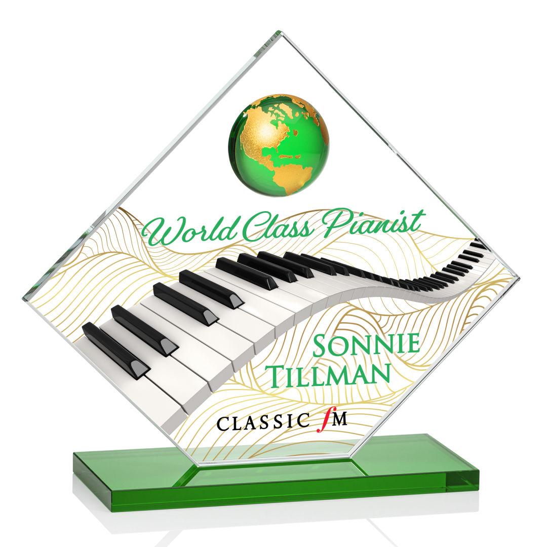 Ferrand VividPrint™ Award - Green/Gold 11