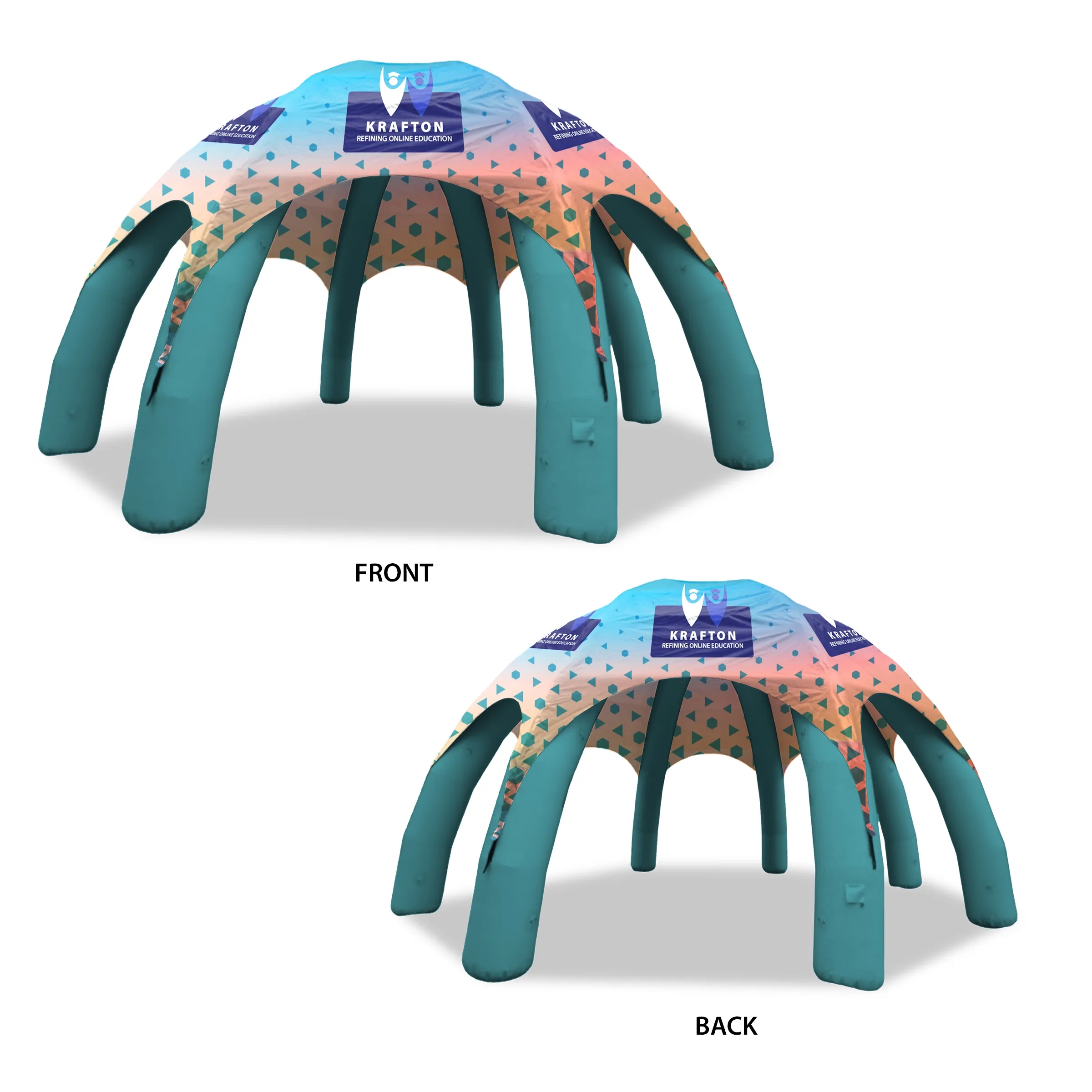 40' Custom Inflatable Spider Tent with 8 legs with Canopy 6