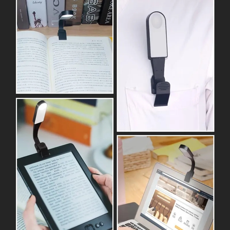 Rechargeable LED Book Light Clip 3