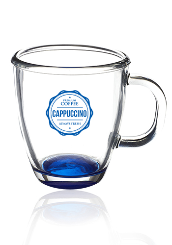 11 oz. London Glass Coffee Mugs 9