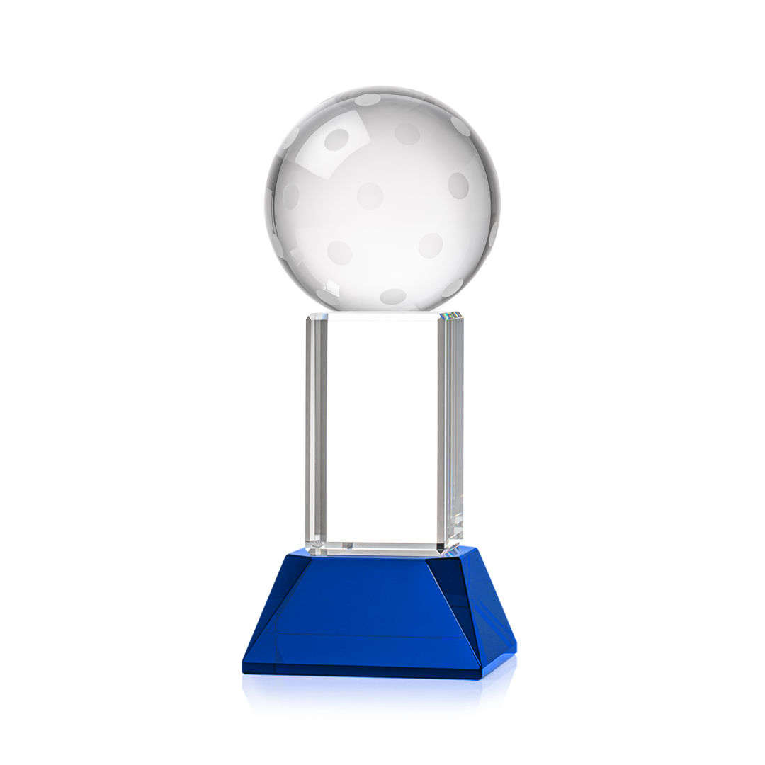 Pickleball VividPrint™ Award on Stowe Base - Blue 17