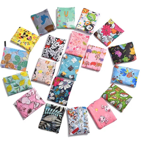 Full Color Wrapables Large Foldable Tote Bag 10