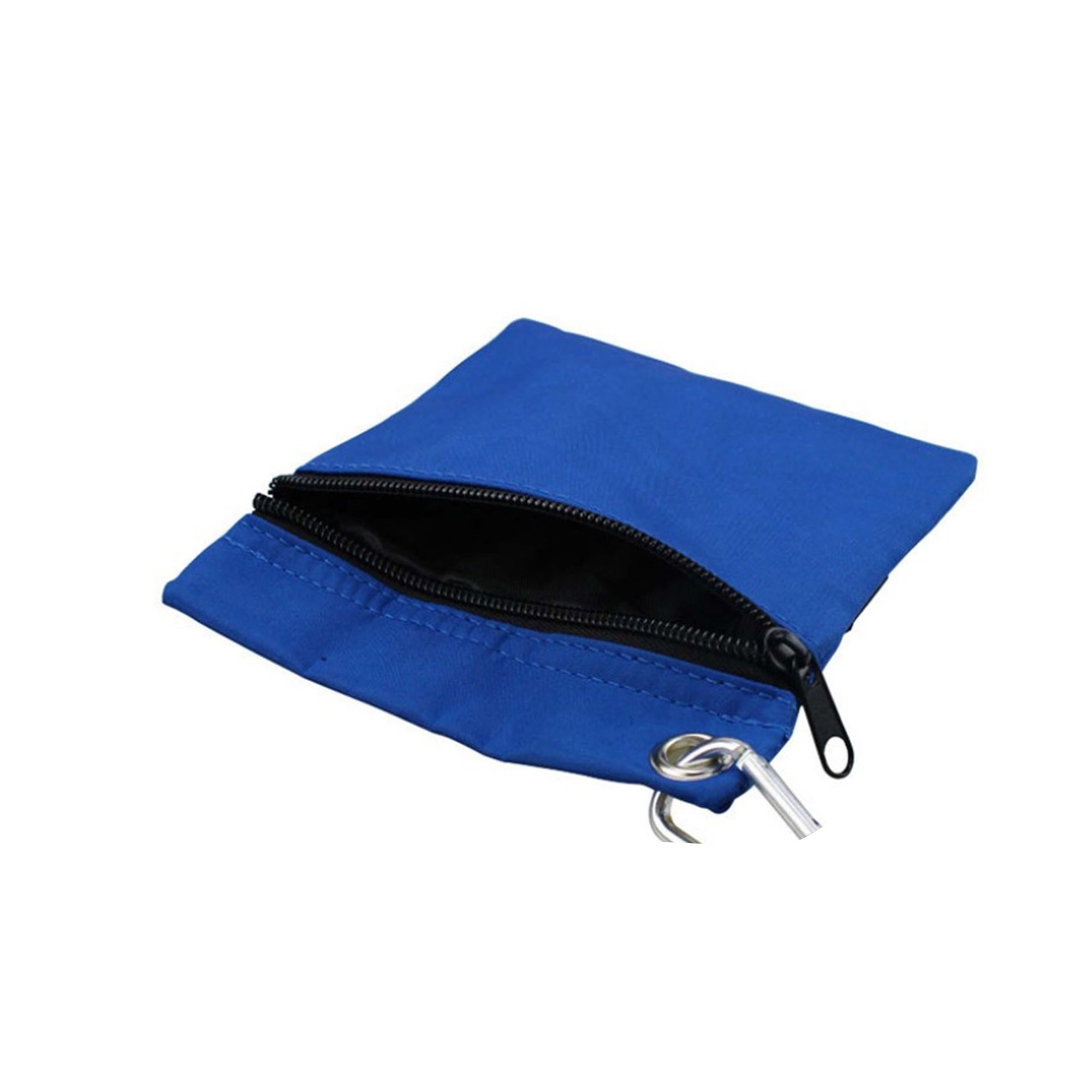 Portable Golf Ball Pouch with Zipper and Carabiner 1