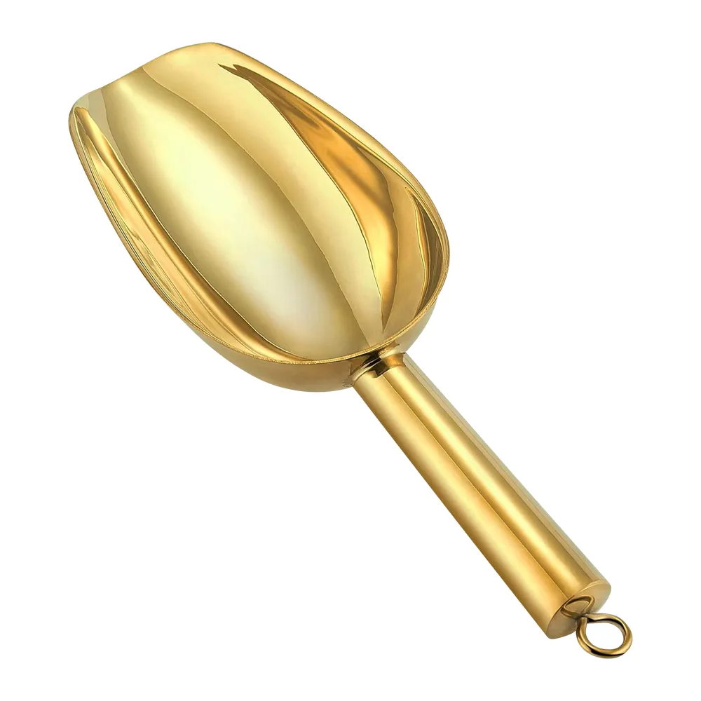 Stainless Steel Ice Scoop 6oz 4