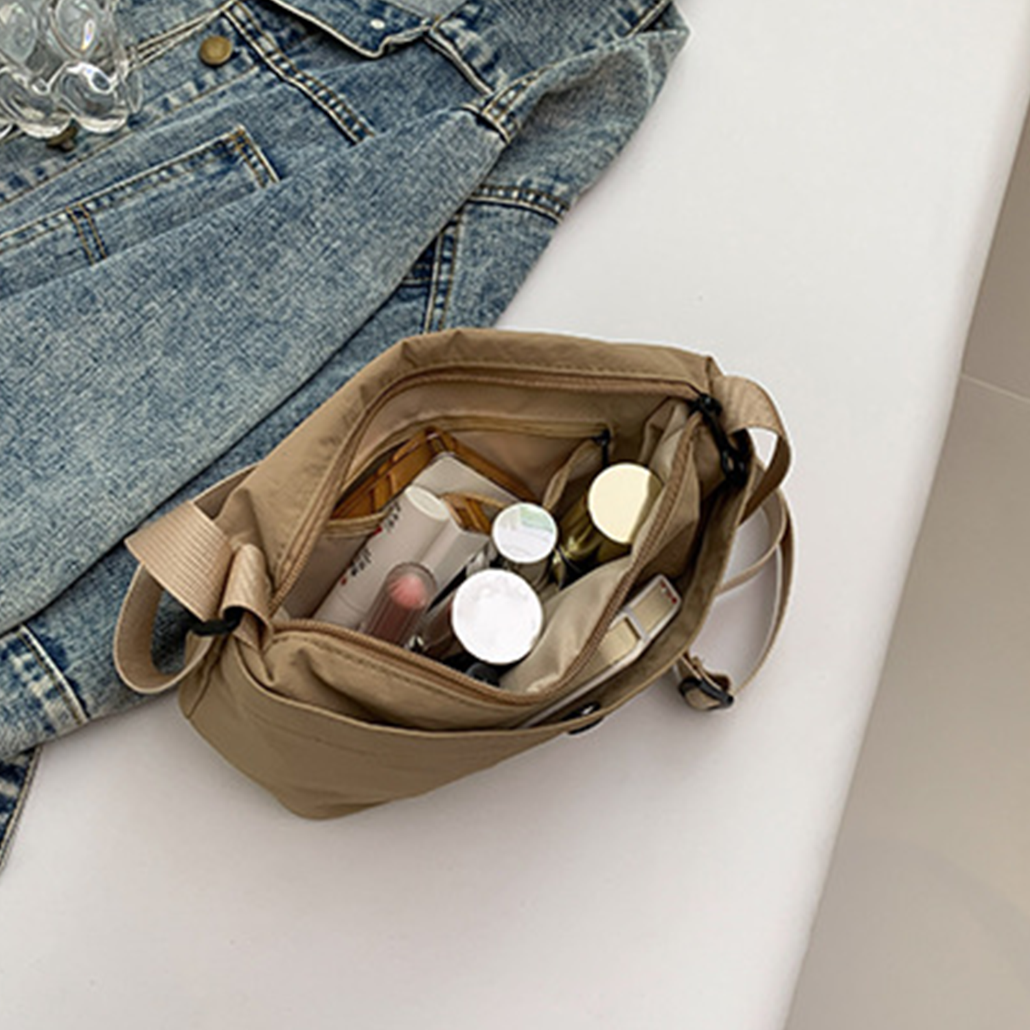 Adjustable Nylon Mini Crossbody Bag 6