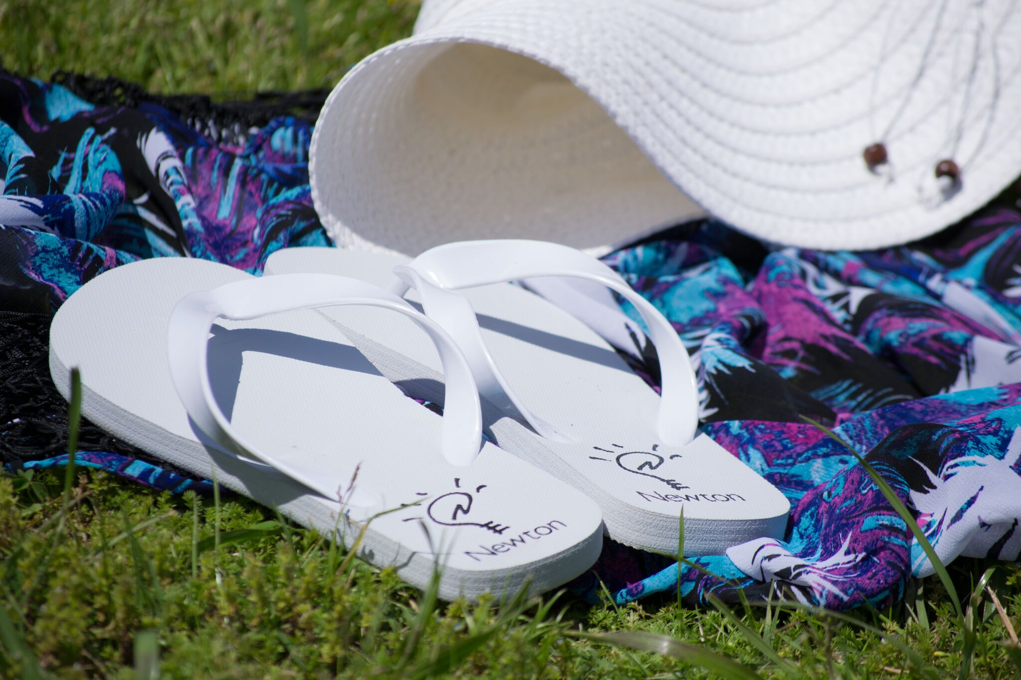 Copa Flip Flops (White) 1