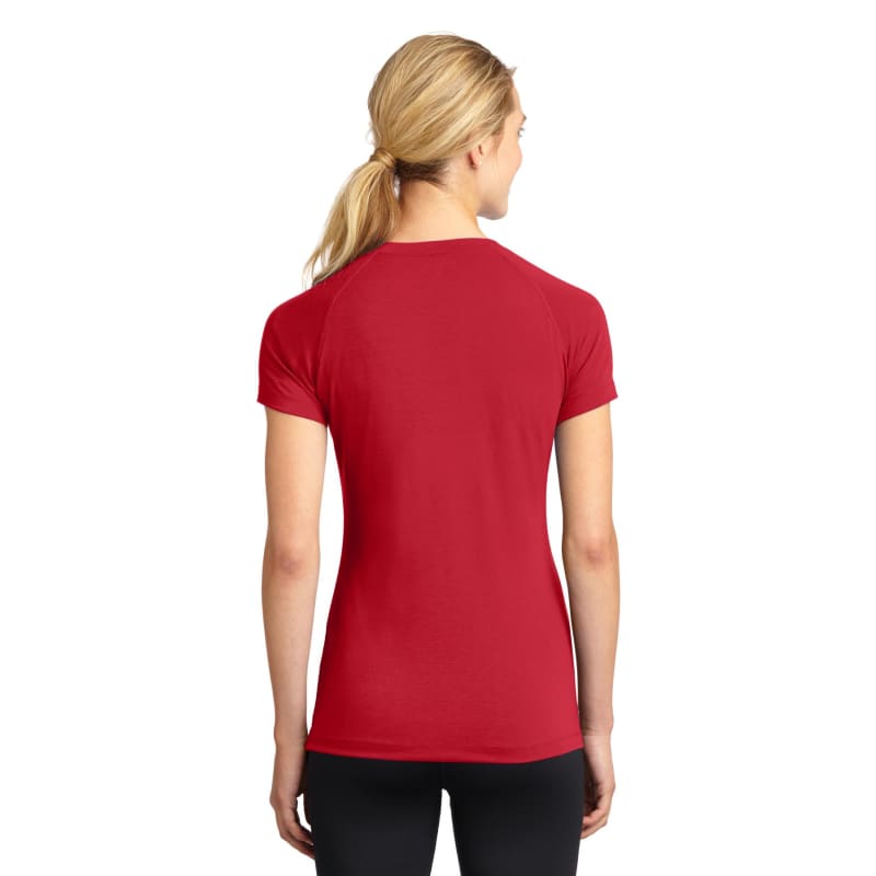 Sport-Tek Women's Ultimate Performance V-Neck. 2
