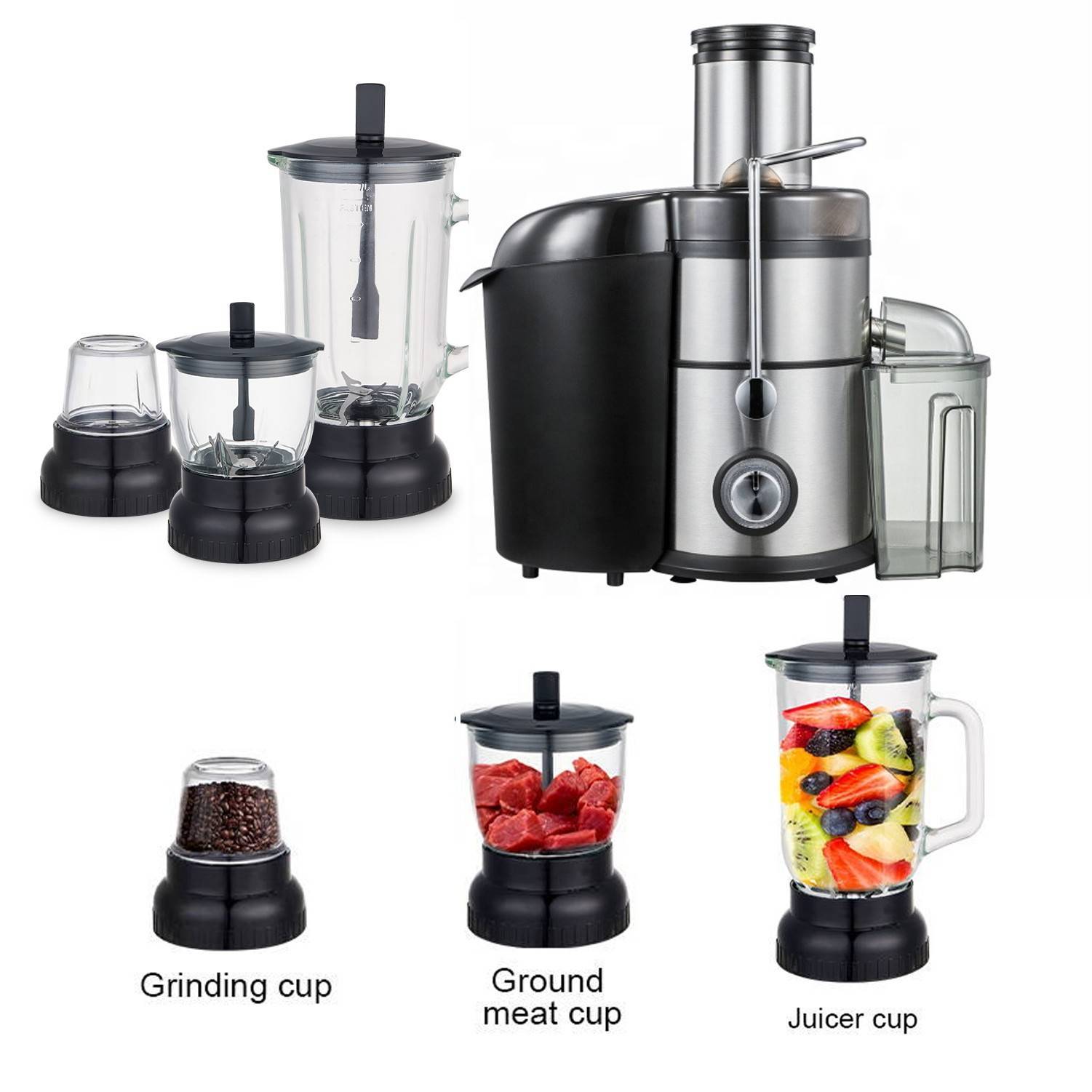 4in1 Stainless Steel Power Juice Extractor 2