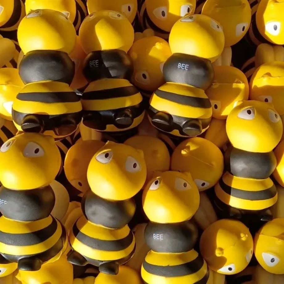 Custom PU Bee Stress Reliever Toys for Teens and Adults 2