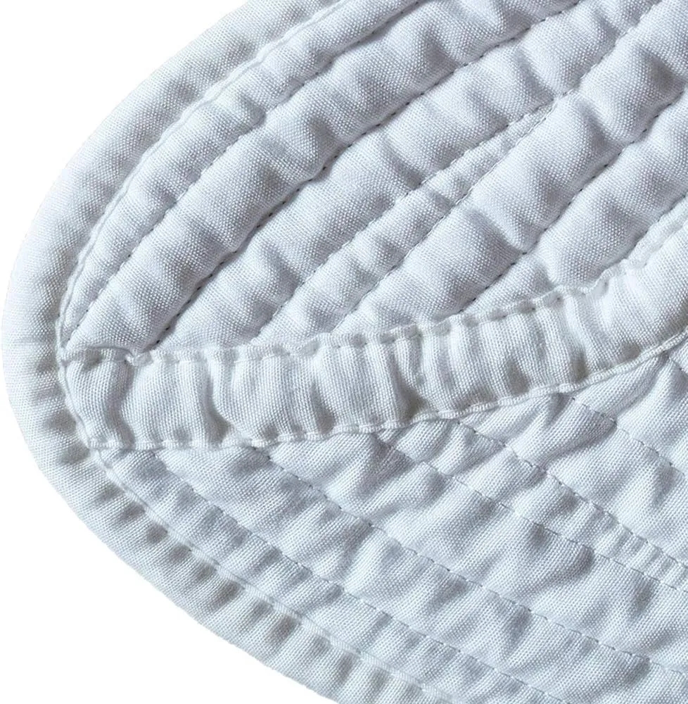 Toddlers Quilt Embroidery Scalloped Blanket 36" x 45" Newbor 3