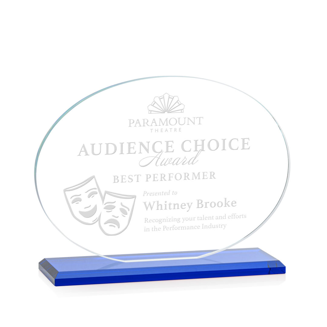 Austin Award (Horiz) - Blue 10