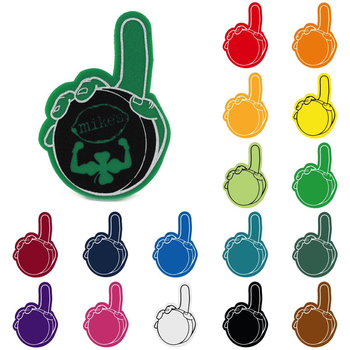 Hockey Puck Hand 17