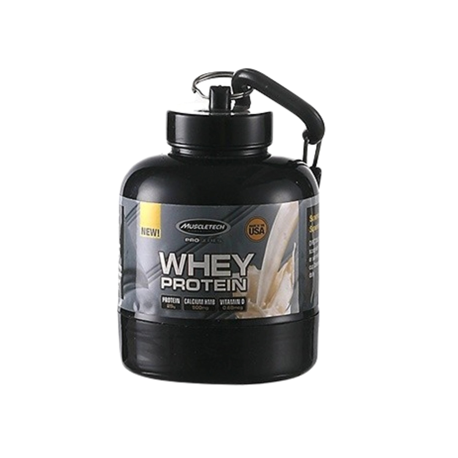 5 Oz. Protein Powder & Supplement Funnel Keychain 2