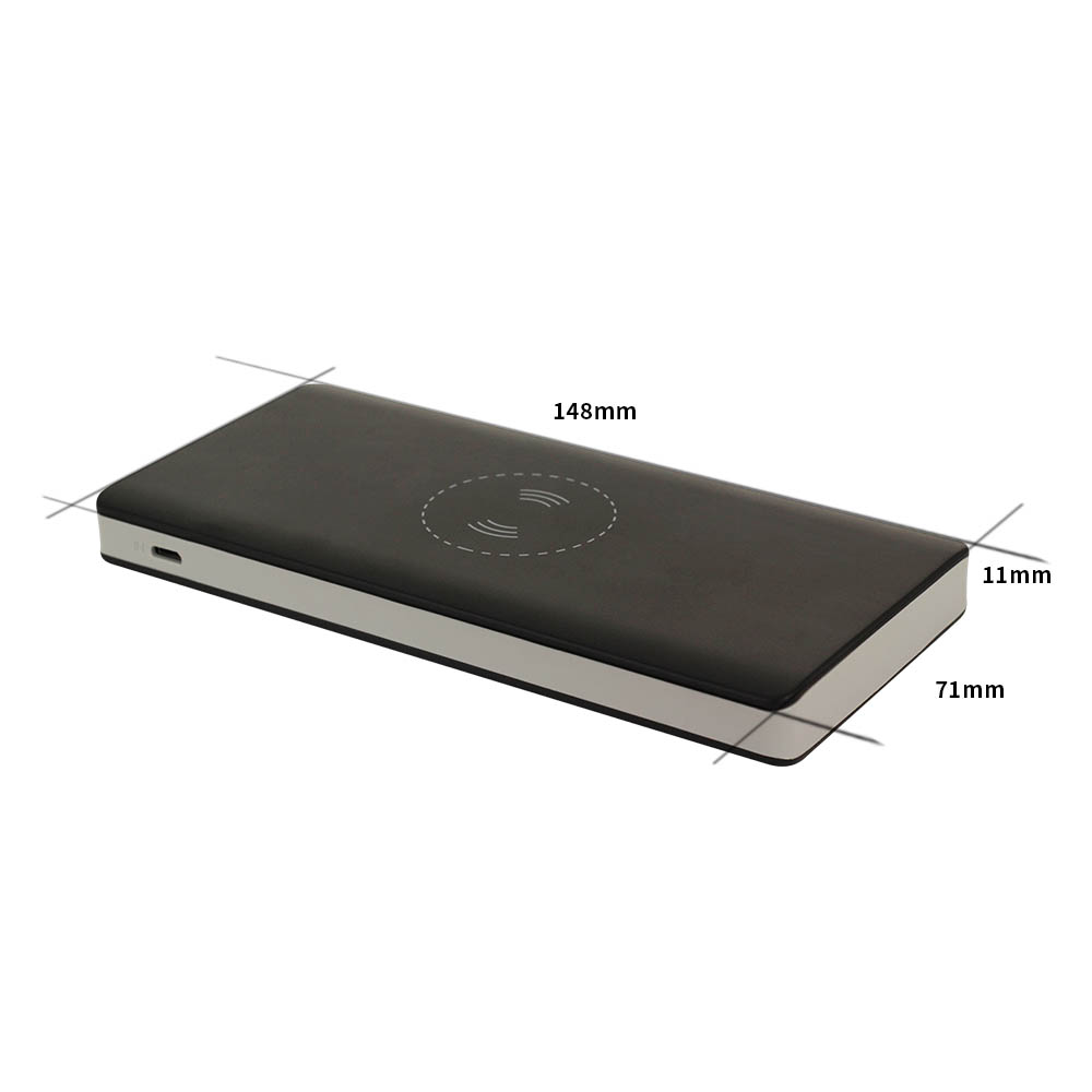 Wireless Power Bank with LED Torch - 10000 mAh 5