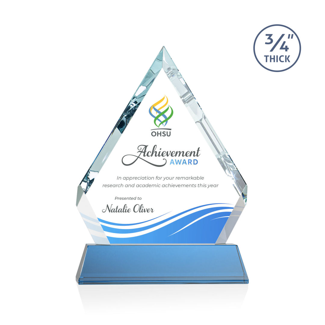 Apex VividPrint™ Award on Newhaven Base - Sky Blue 5
