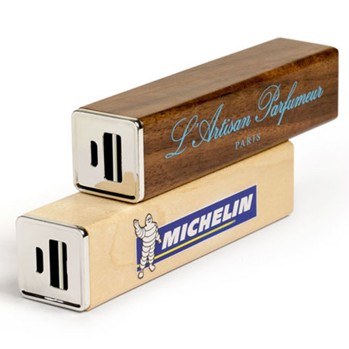 Wood Power Bank Portable Charger - 2600 MAh 7