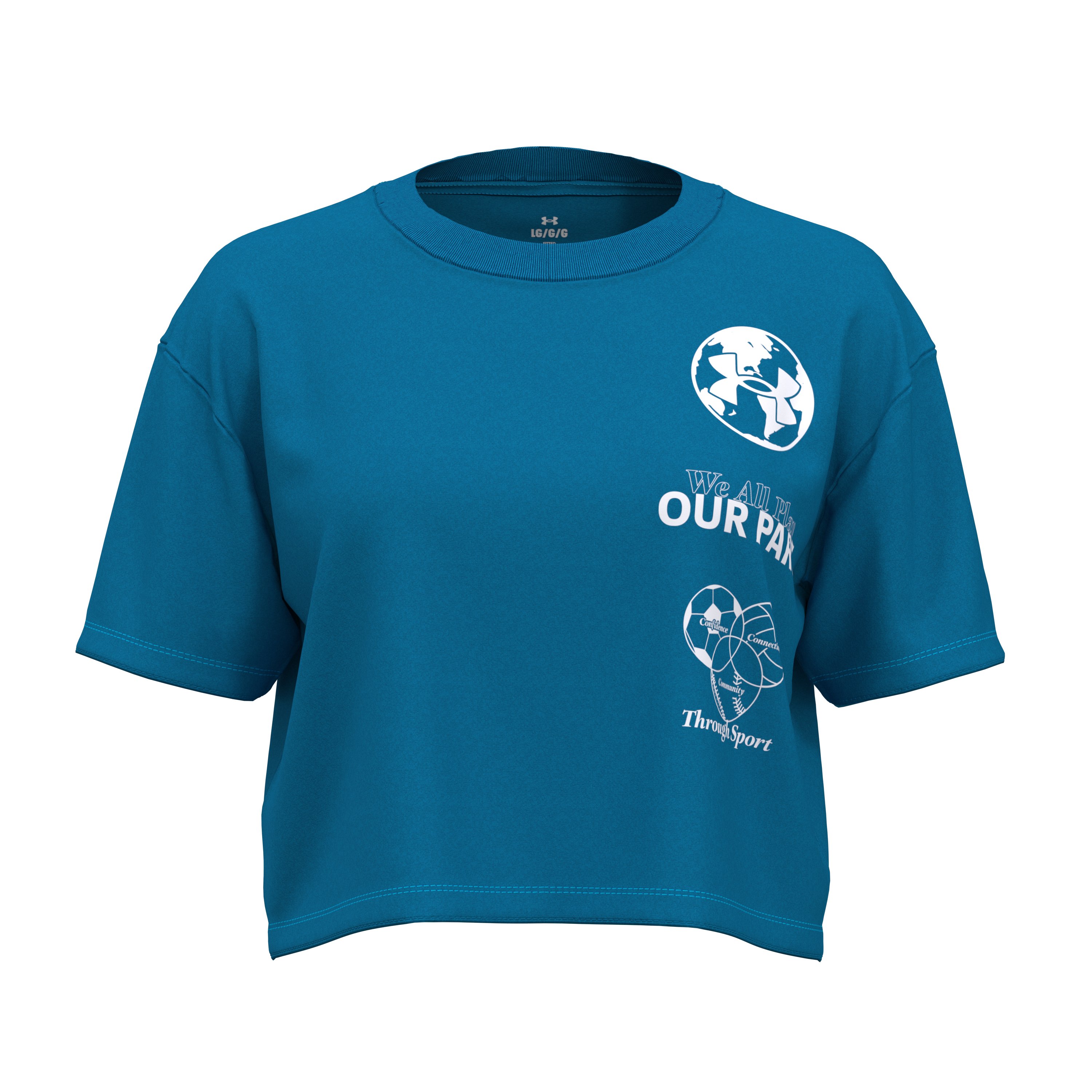 UA Purpose-Cause Women's Crop Short Sleeve 1