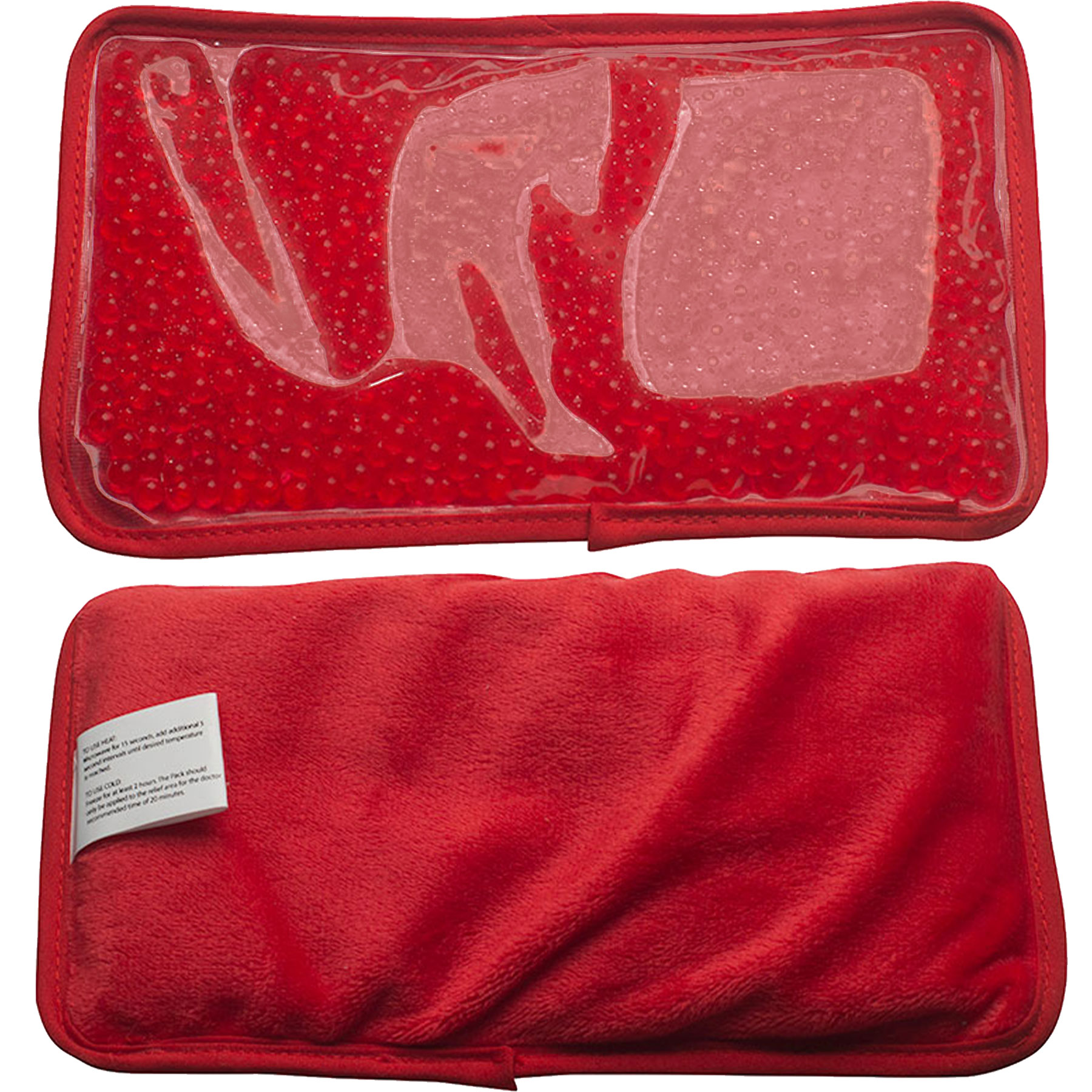 Hot/Cold Plush Gel Bead Packs - Large Rectangle 1