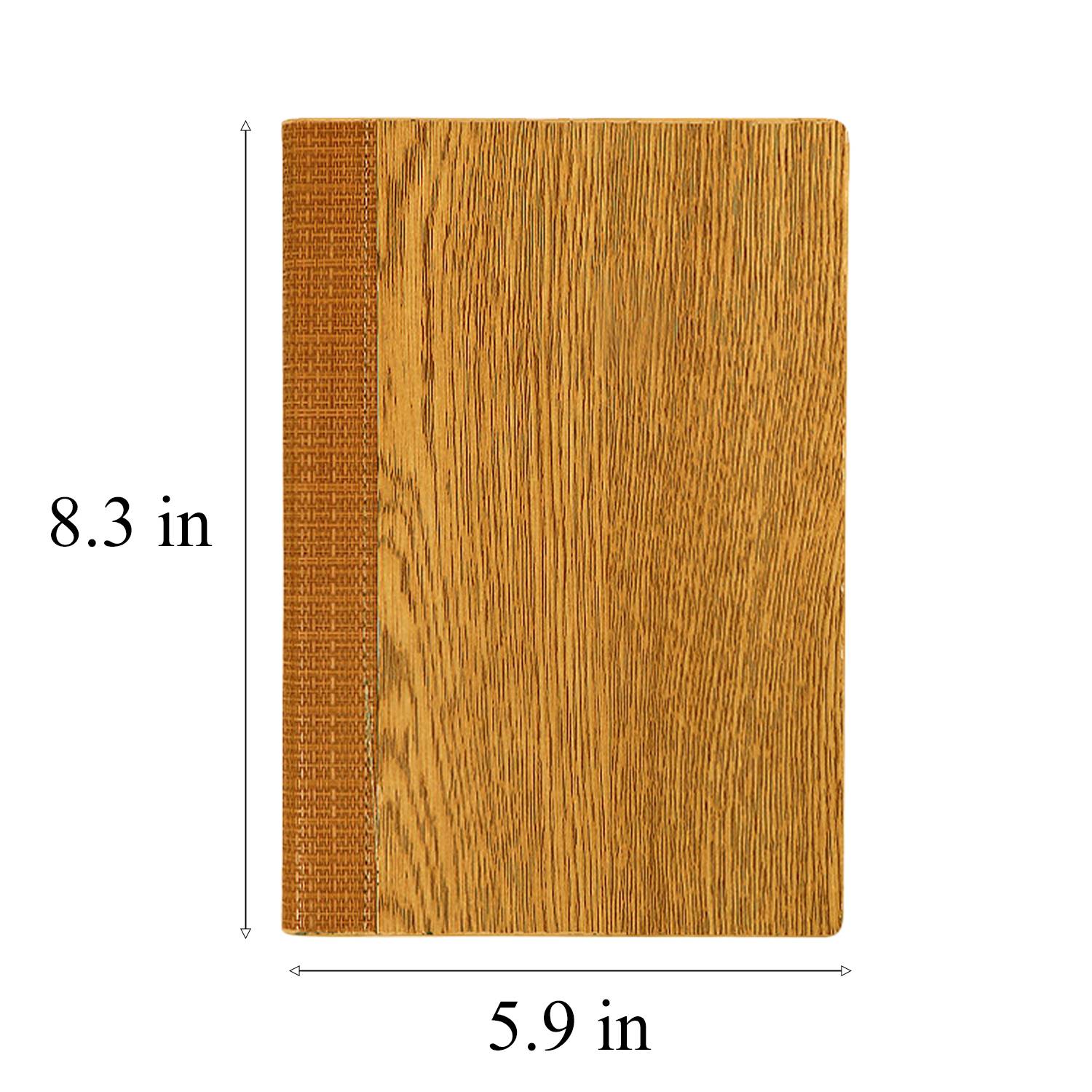 Eco-Friendly Cork Wood Grain Business Notebook 10