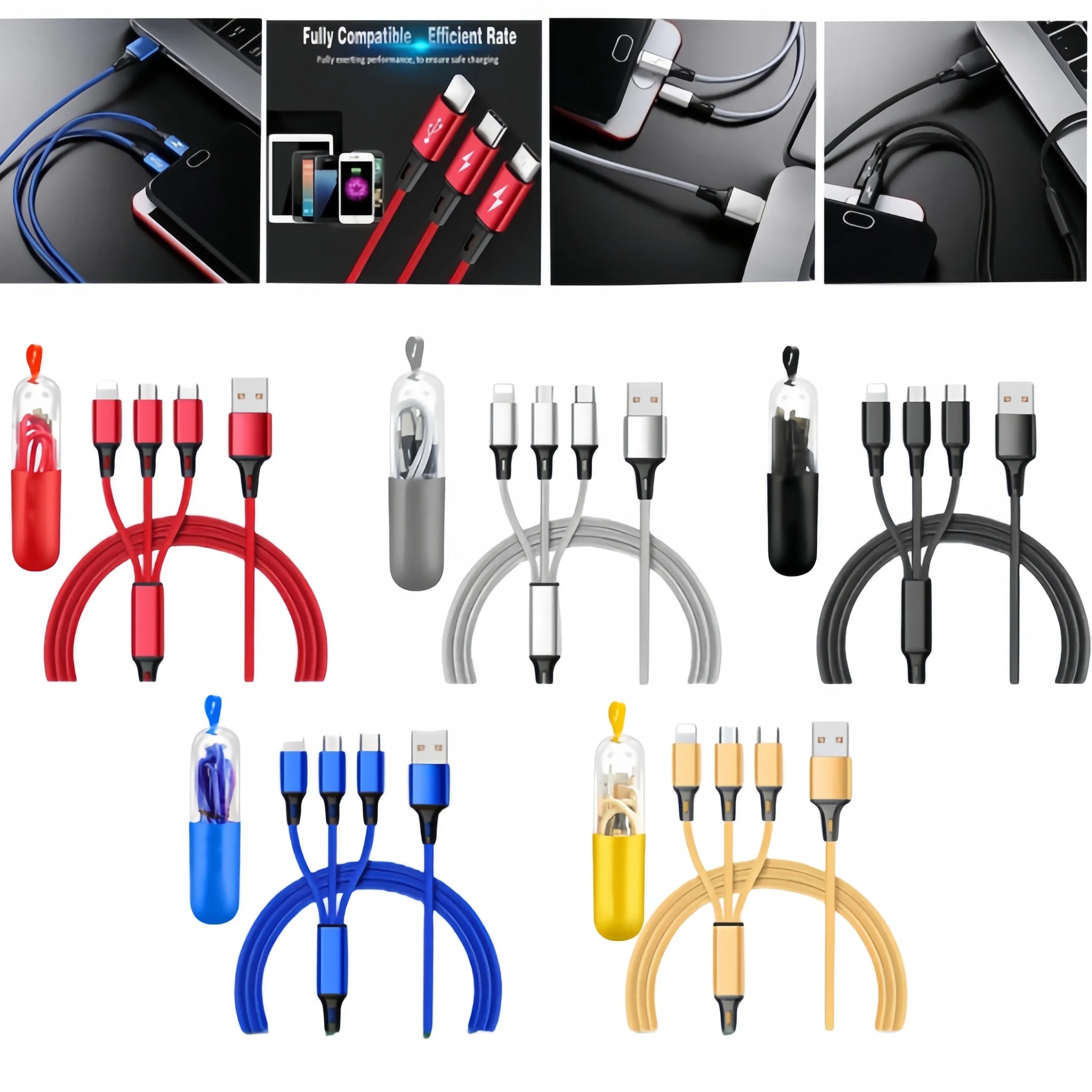 3 in 1 Multiple Charging cable 3