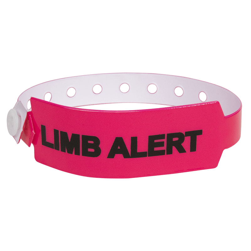 Medical Alert Wide Vinyl Wristbands 3